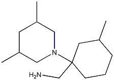 [1-(3,5-dimethylpiperidin-1-yl)-3-methylcyclohexyl]methanamine Structure