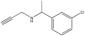 [1-(3-chlorophenyl)ethyl](prop-2-yn-1-yl)amine 구조식 이미지