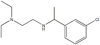 [1-(3-chlorophenyl)ethyl][2-(diethylamino)ethyl]amine 구조식 이미지