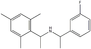 [1-(3-fluorophenyl)ethyl][1-(2,4,6-trimethylphenyl)ethyl]amine Structure