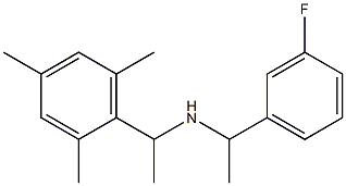 [1-(3-fluorophenyl)ethyl][1-(2,4,6-trimethylphenyl)ethyl]amine 구조식 이미지