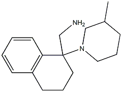 [1-(3-methylpiperidin-1-yl)-1,2,3,4-tetrahydronaphthalen-1-yl]methanamine Structure