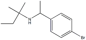 [1-(4-bromophenyl)ethyl](2-methylbutan-2-yl)amine Structure