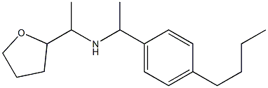 [1-(4-butylphenyl)ethyl][1-(oxolan-2-yl)ethyl]amine Structure