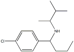 [1-(4-chlorophenyl)butyl](3-methylbutan-2-yl)amine 구조식 이미지