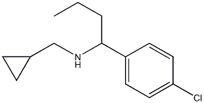 [1-(4-chlorophenyl)butyl](cyclopropylmethyl)amine 구조식 이미지