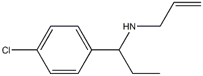 [1-(4-chlorophenyl)propyl](prop-2-en-1-yl)amine Structure