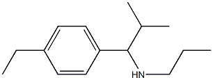 [1-(4-ethylphenyl)-2-methylpropyl](propyl)amine 구조식 이미지