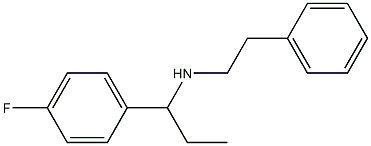 [1-(4-fluorophenyl)propyl](2-phenylethyl)amine 구조식 이미지