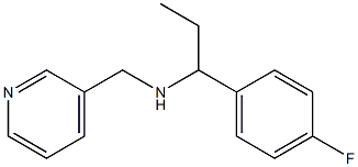 [1-(4-fluorophenyl)propyl](pyridin-3-ylmethyl)amine 구조식 이미지