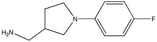 [1-(4-fluorophenyl)pyrrolidin-3-yl]methylamine 구조식 이미지