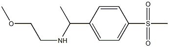 [1-(4-methanesulfonylphenyl)ethyl](2-methoxyethyl)amine 구조식 이미지