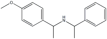 [1-(4-methoxyphenyl)ethyl](1-phenylethyl)amine 구조식 이미지