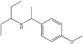 [1-(4-methoxyphenyl)ethyl](pentan-3-yl)amine Structure