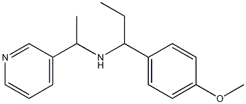 [1-(4-methoxyphenyl)propyl][1-(pyridin-3-yl)ethyl]amine 구조식 이미지