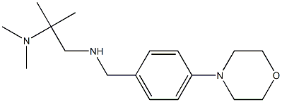 [2-(dimethylamino)-2-methylpropyl]({[4-(morpholin-4-yl)phenyl]methyl})amine Structure