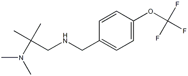 [2-(dimethylamino)-2-methylpropyl]({[4-(trifluoromethoxy)phenyl]methyl})amine 구조식 이미지