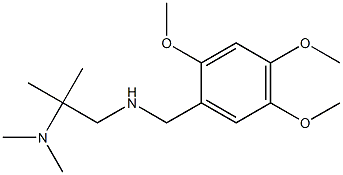 [2-(dimethylamino)-2-methylpropyl][(2,4,5-trimethoxyphenyl)methyl]amine Structure