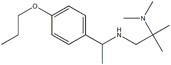 [2-(dimethylamino)-2-methylpropyl][1-(4-propoxyphenyl)ethyl]amine 구조식 이미지