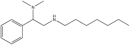 [2-(dimethylamino)-2-phenylethyl](heptyl)amine Structure