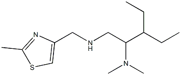 [2-(dimethylamino)-3-ethylpentyl][(2-methyl-1,3-thiazol-4-yl)methyl]amine Structure