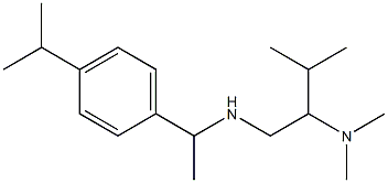 [2-(dimethylamino)-3-methylbutyl]({1-[4-(propan-2-yl)phenyl]ethyl})amine Structure