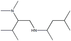 [2-(dimethylamino)-3-methylbutyl](4-methylpentan-2-yl)amine Structure