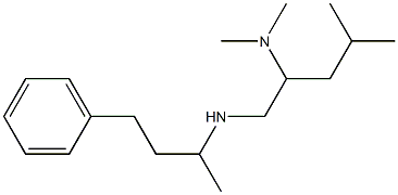 [2-(dimethylamino)-4-methylpentyl](4-phenylbutan-2-yl)amine Structure