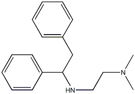 [2-(dimethylamino)ethyl](1,2-diphenylethyl)amine 구조식 이미지