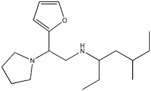 [2-(furan-2-yl)-2-(pyrrolidin-1-yl)ethyl](5-methylheptan-3-yl)amine Structure