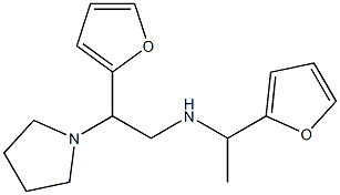 [2-(furan-2-yl)-2-(pyrrolidin-1-yl)ethyl][1-(furan-2-yl)ethyl]amine Structure