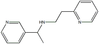 [2-(pyridin-2-yl)ethyl][1-(pyridin-3-yl)ethyl]amine 구조식 이미지