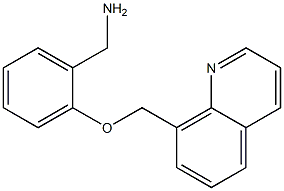 [2-(quinolin-8-ylmethoxy)phenyl]methanamine 구조식 이미지