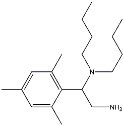 [2-amino-1-(2,4,6-trimethylphenyl)ethyl]dibutylamine 구조식 이미지