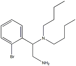 [2-amino-1-(2-bromophenyl)ethyl]dibutylamine 구조식 이미지