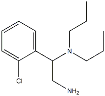 [2-amino-1-(2-chlorophenyl)ethyl]dipropylamine 구조식 이미지