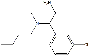 [2-amino-1-(3-chlorophenyl)ethyl](butyl)methylamine 구조식 이미지