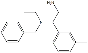 [2-amino-1-(3-methylphenyl)ethyl](benzyl)ethylamine 구조식 이미지