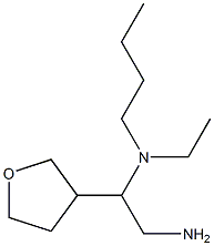 [2-amino-1-(oxolan-3-yl)ethyl](butyl)ethylamine 구조식 이미지