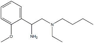 [2-amino-2-(2-methoxyphenyl)ethyl](butyl)ethylamine Structure