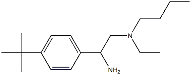 [2-amino-2-(4-tert-butylphenyl)ethyl](butyl)ethylamine Structure
