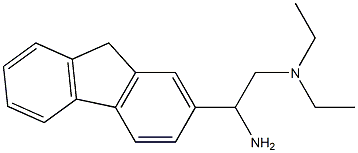 [2-amino-2-(9H-fluoren-2-yl)ethyl]diethylamine Structure