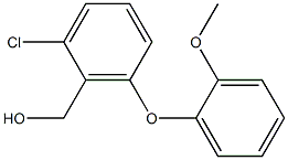 [2-chloro-6-(2-methoxyphenoxy)phenyl]methanol Structure