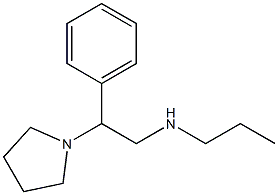 [2-phenyl-2-(pyrrolidin-1-yl)ethyl](propyl)amine 구조식 이미지