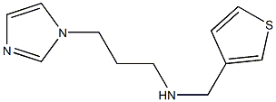 [3-(1H-imidazol-1-yl)propyl](thiophen-3-ylmethyl)amine 구조식 이미지