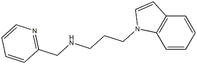 [3-(1H-indol-1-yl)propyl](pyridin-2-ylmethyl)amine 구조식 이미지