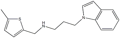 [3-(1H-indol-1-yl)propyl][(5-methylthiophen-2-yl)methyl]amine 구조식 이미지