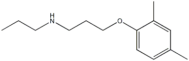 [3-(2,4-dimethylphenoxy)propyl](propyl)amine Structure