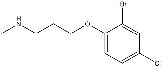 [3-(2-bromo-4-chlorophenoxy)propyl](methyl)amine 구조식 이미지