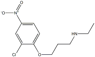 [3-(2-chloro-4-nitrophenoxy)propyl](ethyl)amine Structure